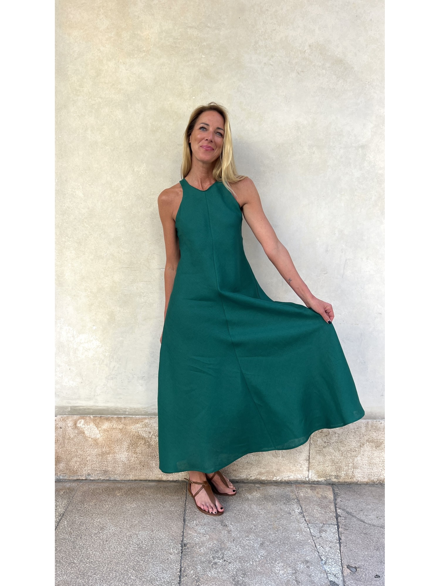 Abito Ale in Royal Green