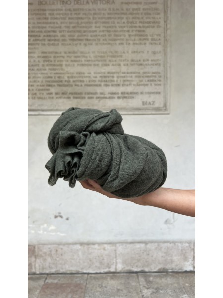 Stola In Puro Cashmere Military