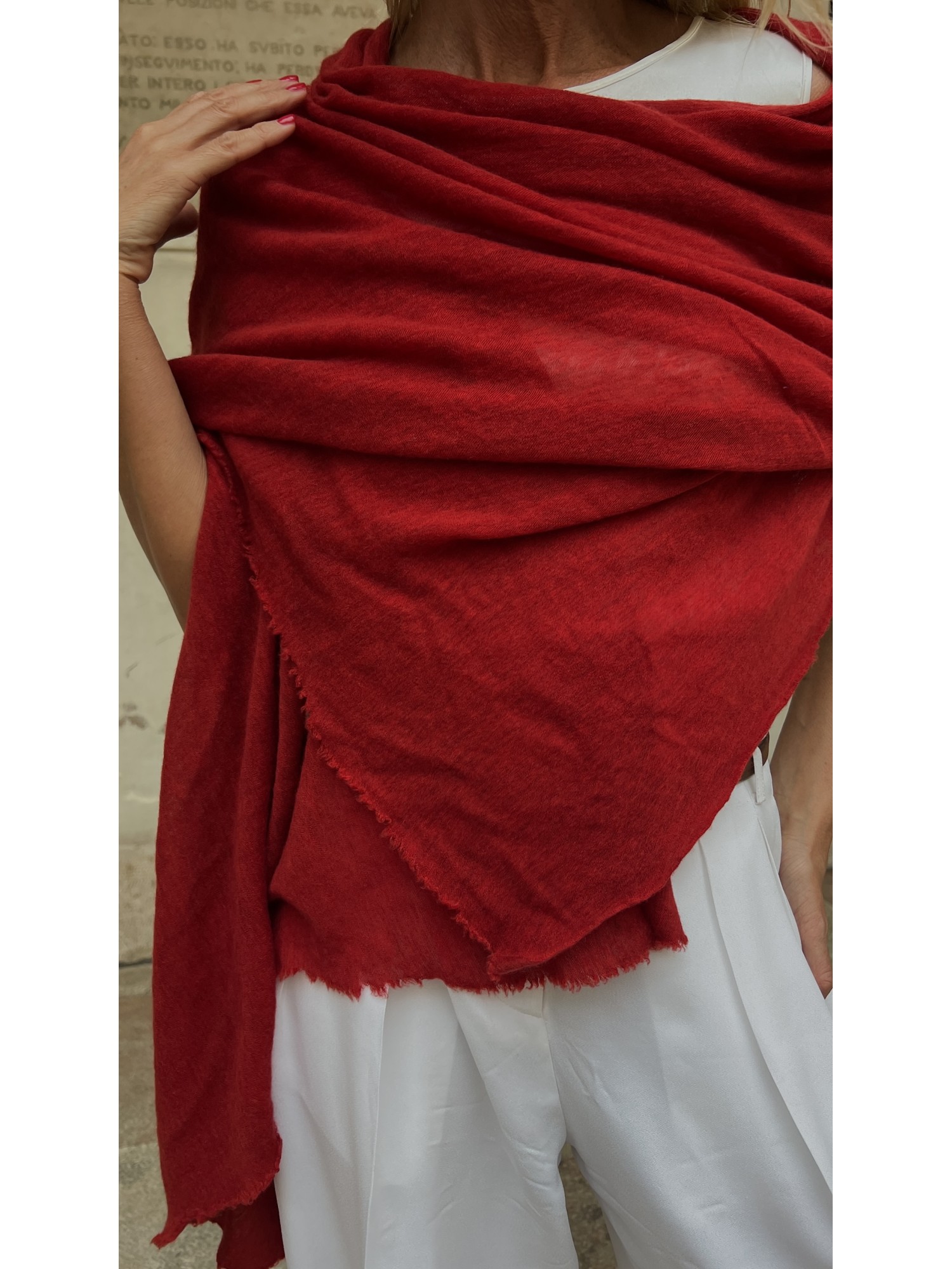 Stola In Puro Inner Mongolia Cashmere...