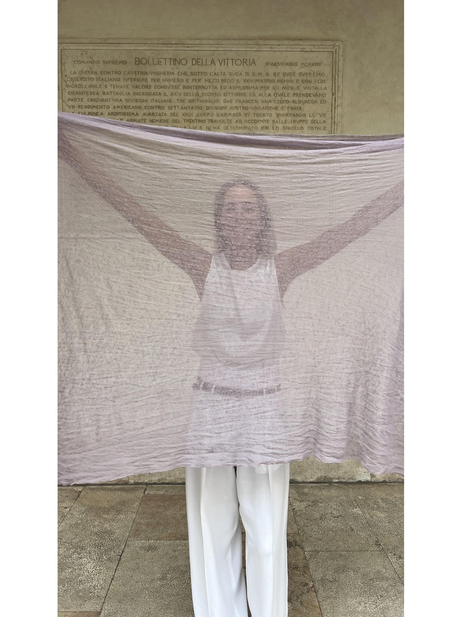 Stola in puro cashmere Malva