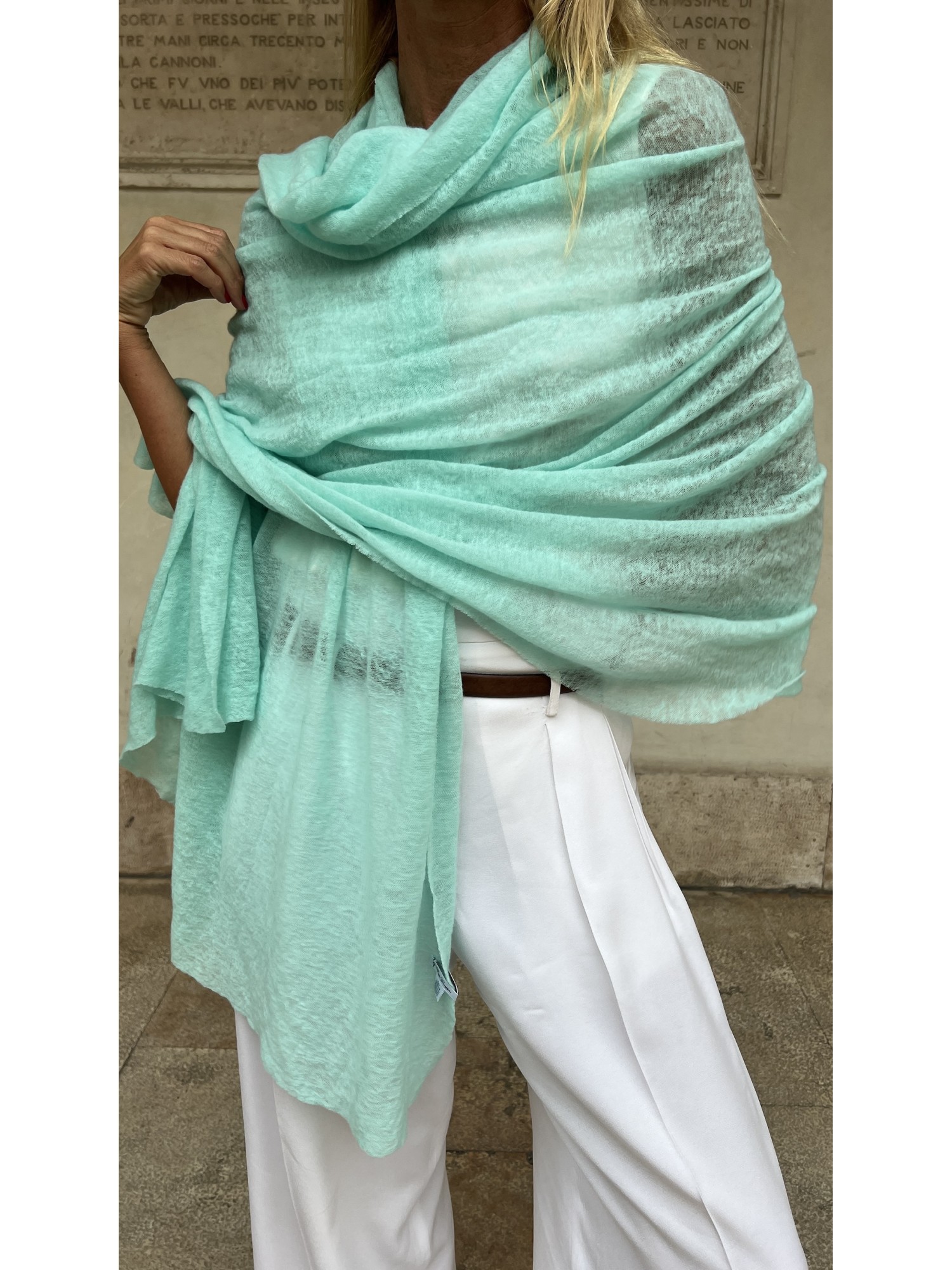 Stola In Puro Cashmere  Maldive