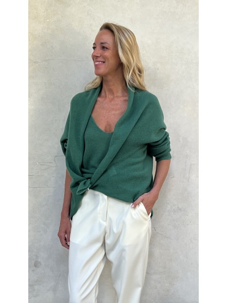 Cardigan Nuvola Cipresso