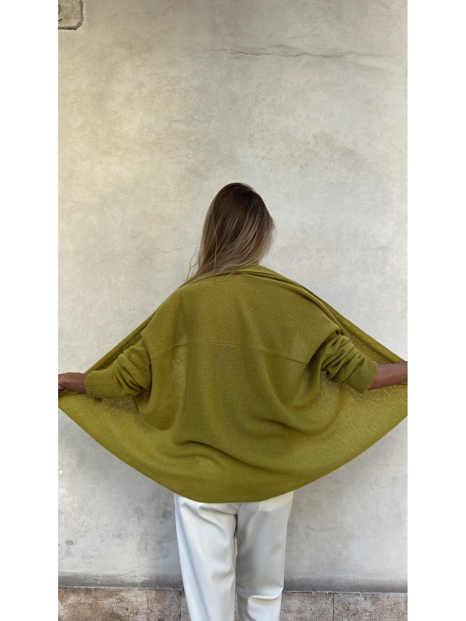 Cardigan Nuvola Azo Green