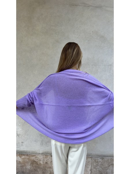 Cardigan Nuvola Lilla