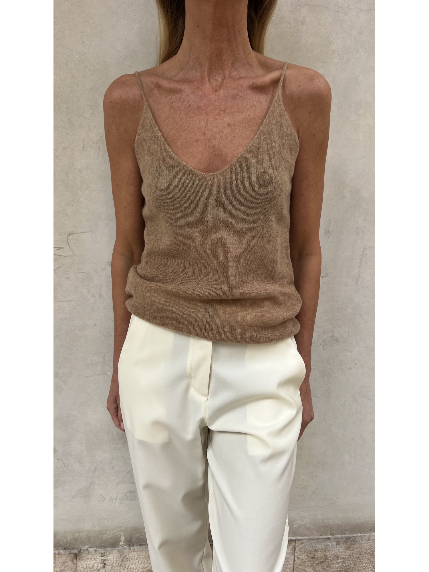 Top Nuvola Cammello