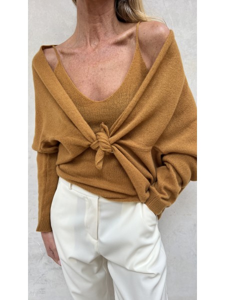 Cardigan Nuvola Ambra