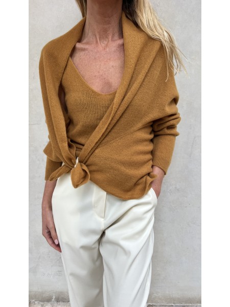 Cardigan Nuvola Ambra