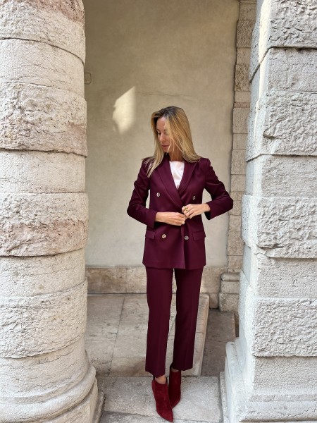 Giacca Ila Doppiopetto Barolo