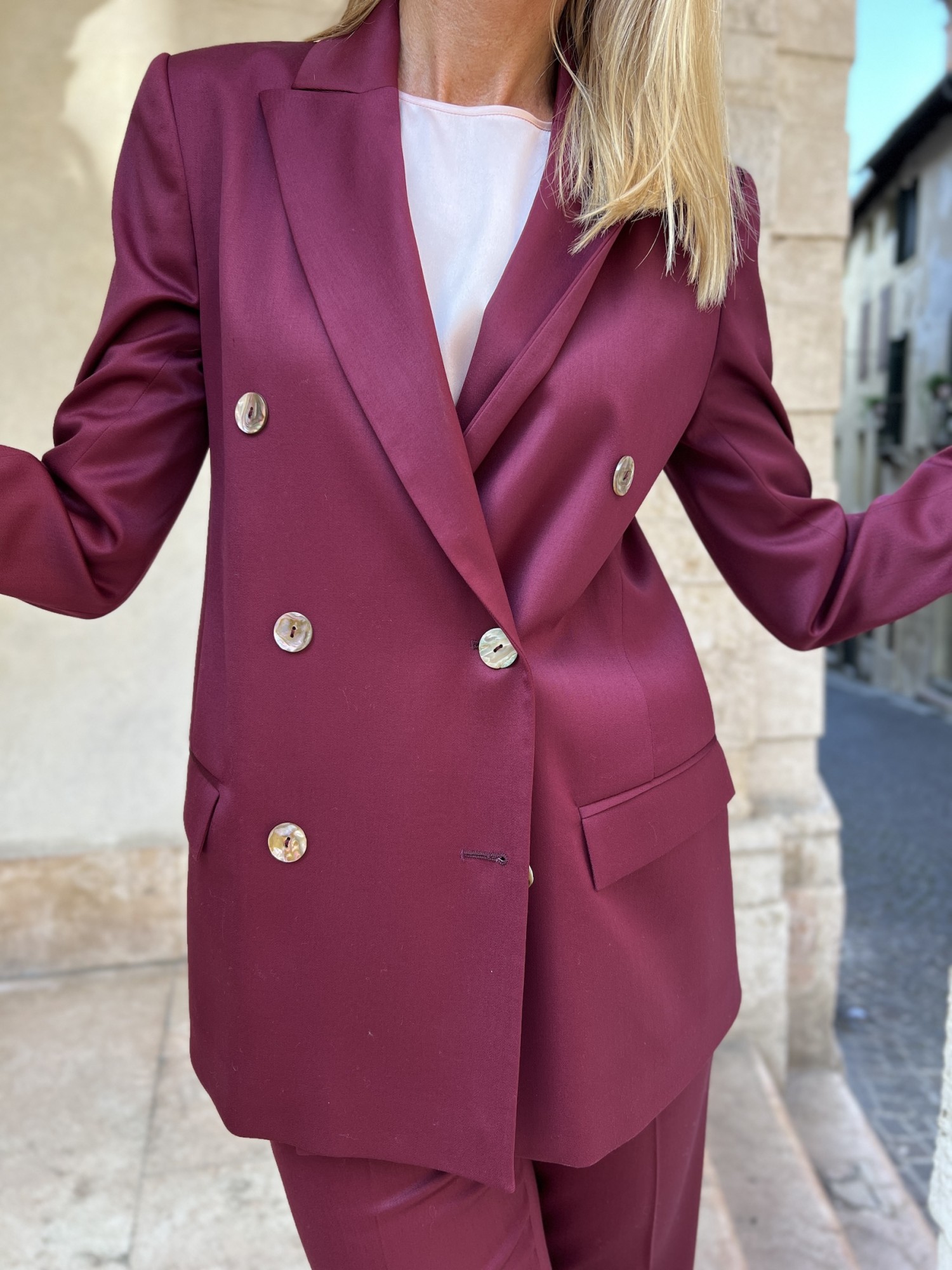Giacca Ila Doppiopetto Barolo