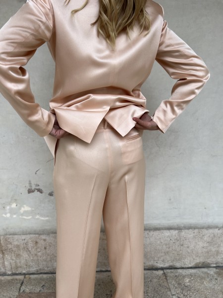 Pantalone BV in cady Cipria